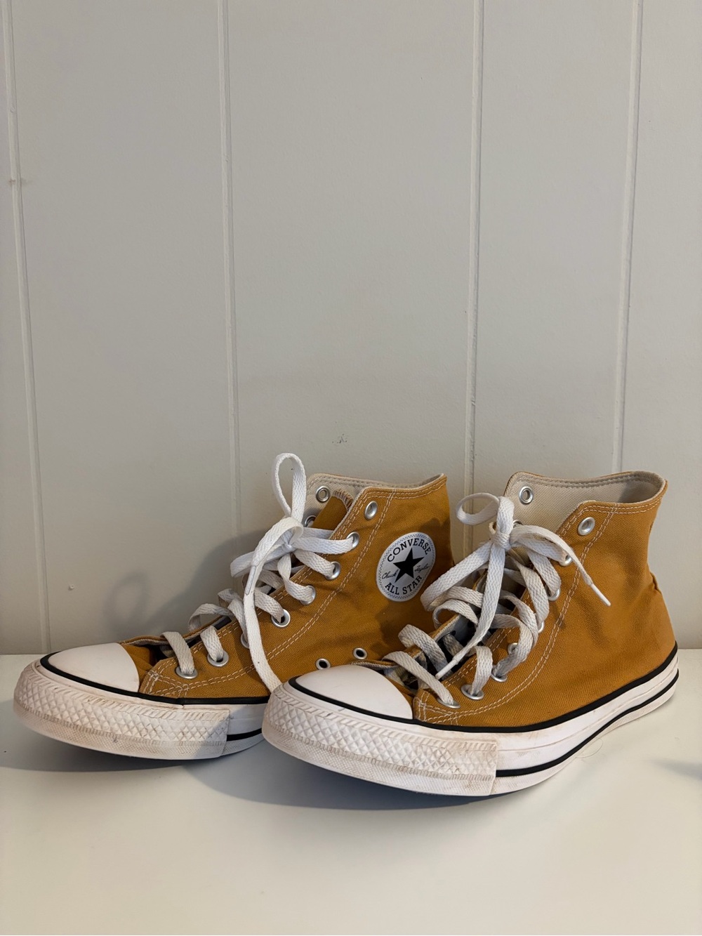 Converse High Top Sneakers - Deep Tan, Mens 7, Womens 9